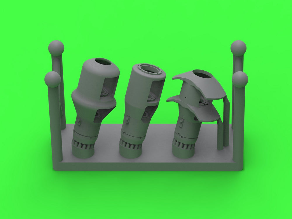 Master GM-72-042 1:72 Muzzle brakes for 10,5cm leFH 18