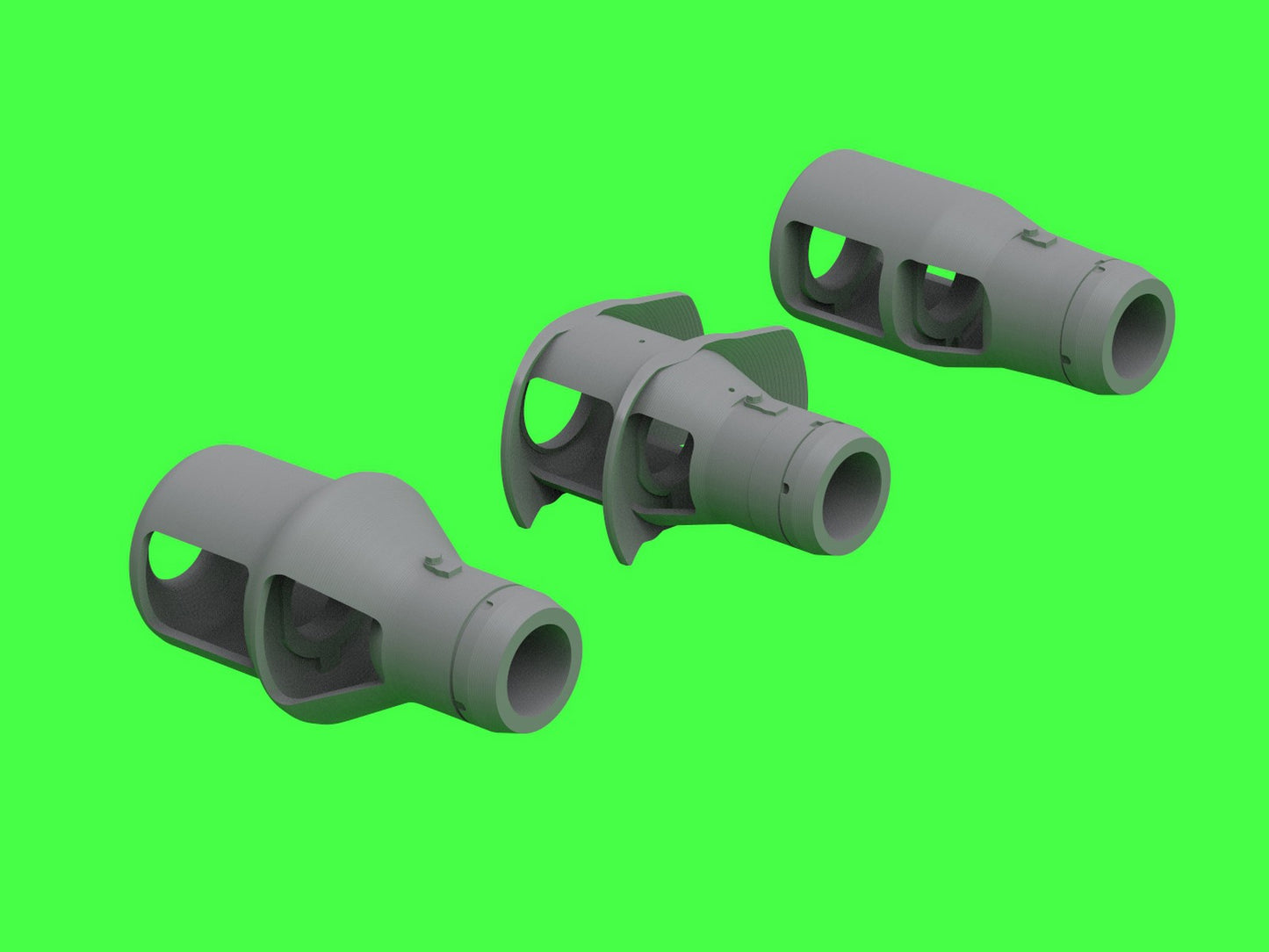 Master GM-72-042 1:72 Muzzle brakes for 10,5cm leFH 18