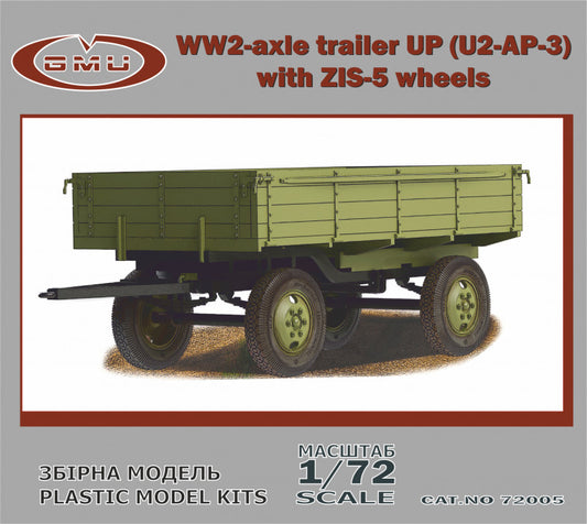 GMU GMU72005 1:72 2-axle trailer UP