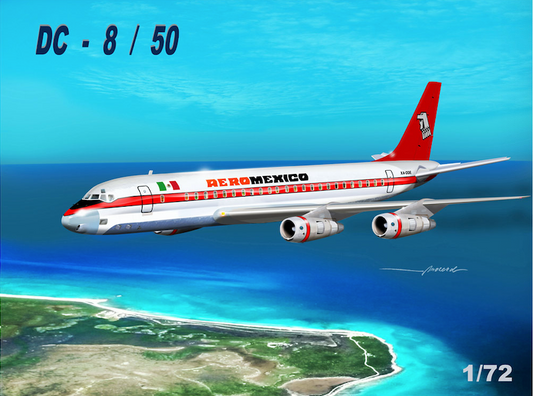 Mach 2 GP110DEL 1:72 Douglas DC-8-50 Delta Air Lines