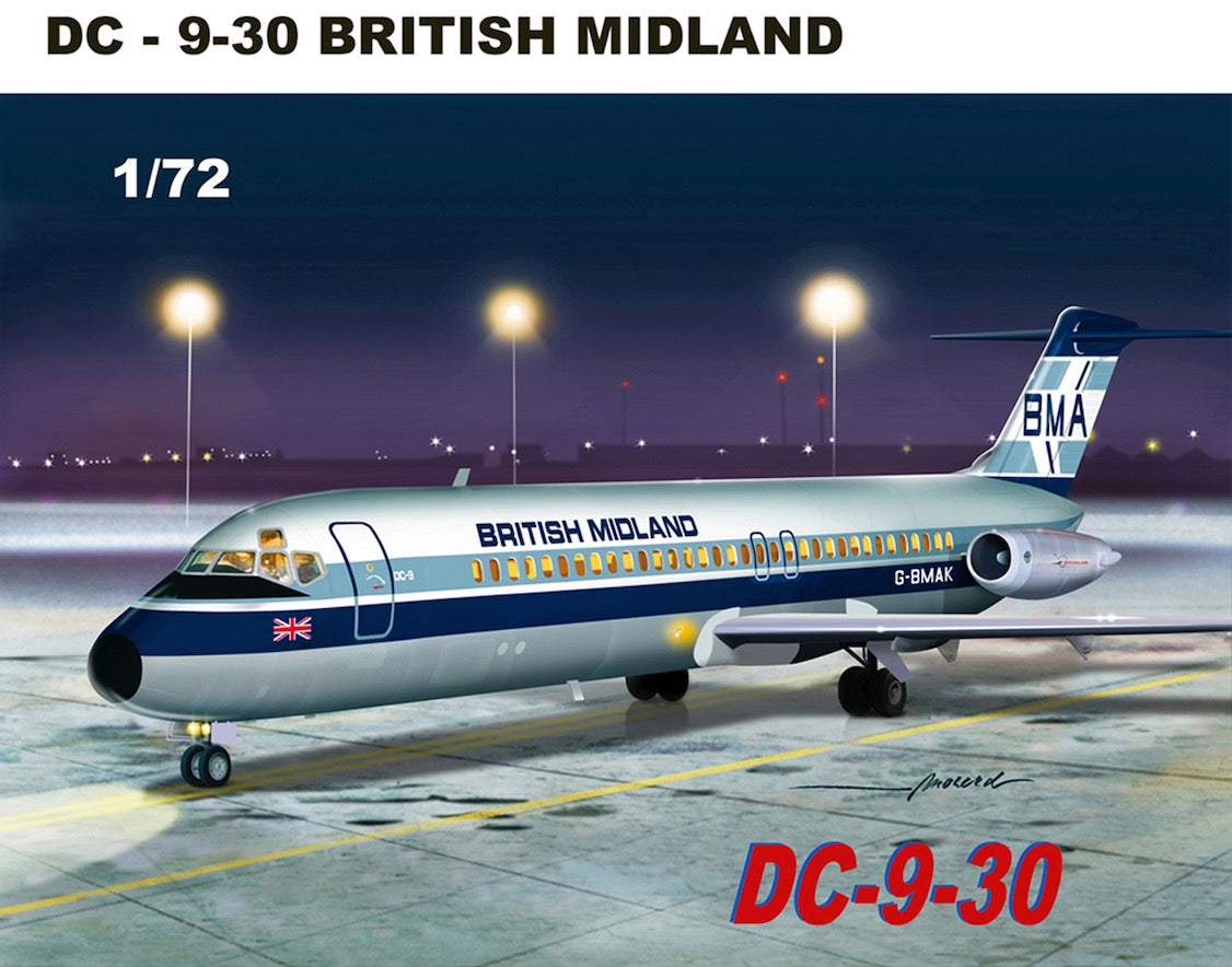 Mach 2 GP112BMA 1:72 Douglas DC-9 British Midland