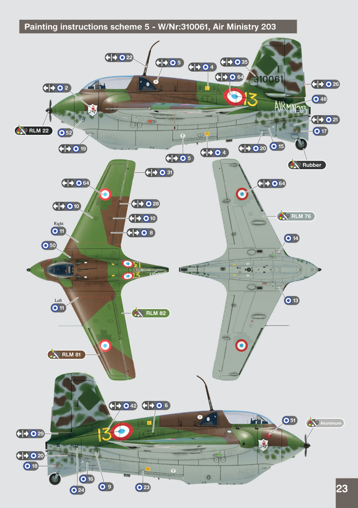 GasPatch Models GP72317 1:72 Messerschmitt Me-163B "Komet" 3D-printed