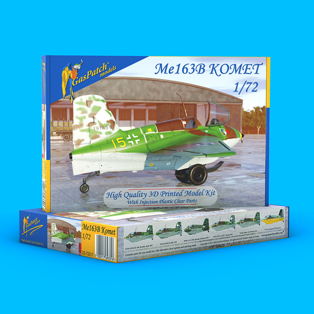 GasPatch Models GP72317 1:72 Messerschmitt Me-163B "Komet" 3D-printed