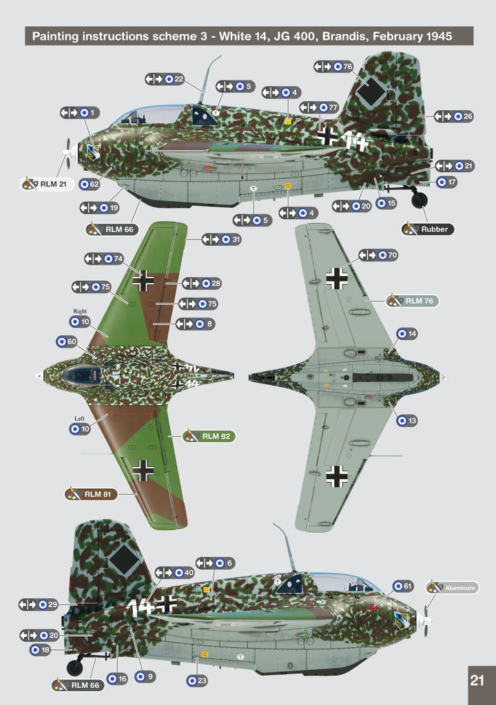 GasPatch GPM48236 Messerschmitt Me-163B Komet 1:48