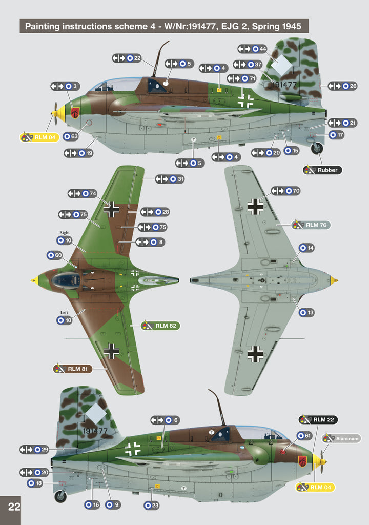 GasPatch GPM48236 Messerschmitt Me-163B Komet 1:48