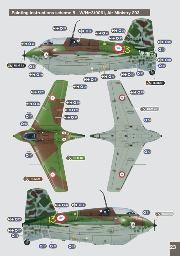 GasPatch GPM48236 Messerschmitt Me-163B Komet 1:48