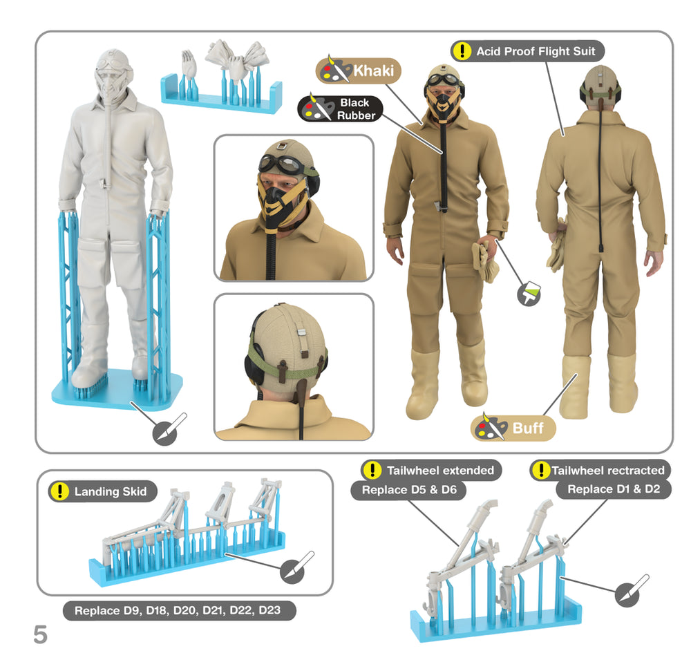 GasPatch Models GPM48237 1:48 Messerscmitt Me-163B Komet Detail Set