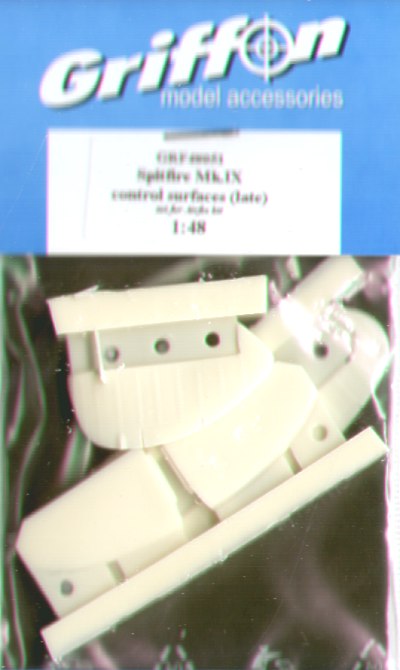 Griffon GRF48051 1:48 Spitfire Mk.IXc tail control surfaces early version