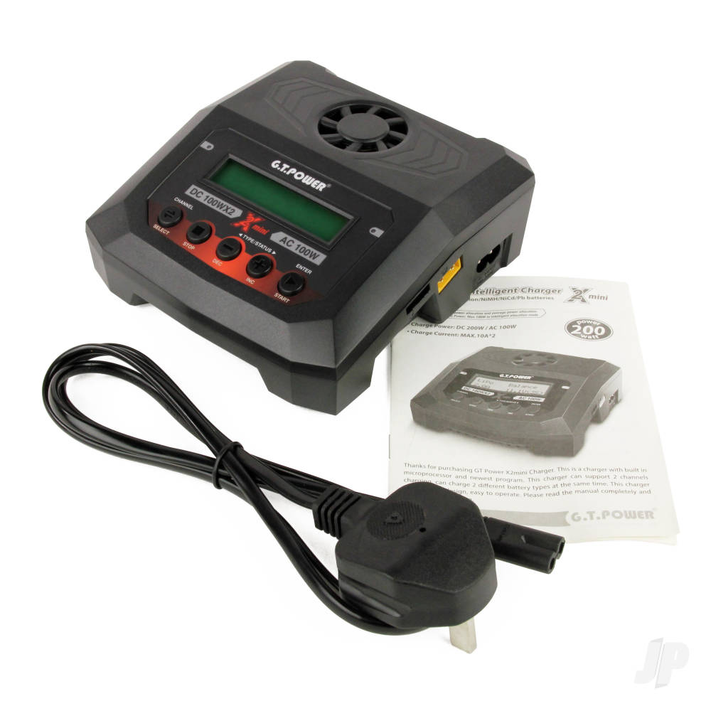GT Power X2 Mini Charger 50W x2 AC / 100W x2 DC (UK) 171