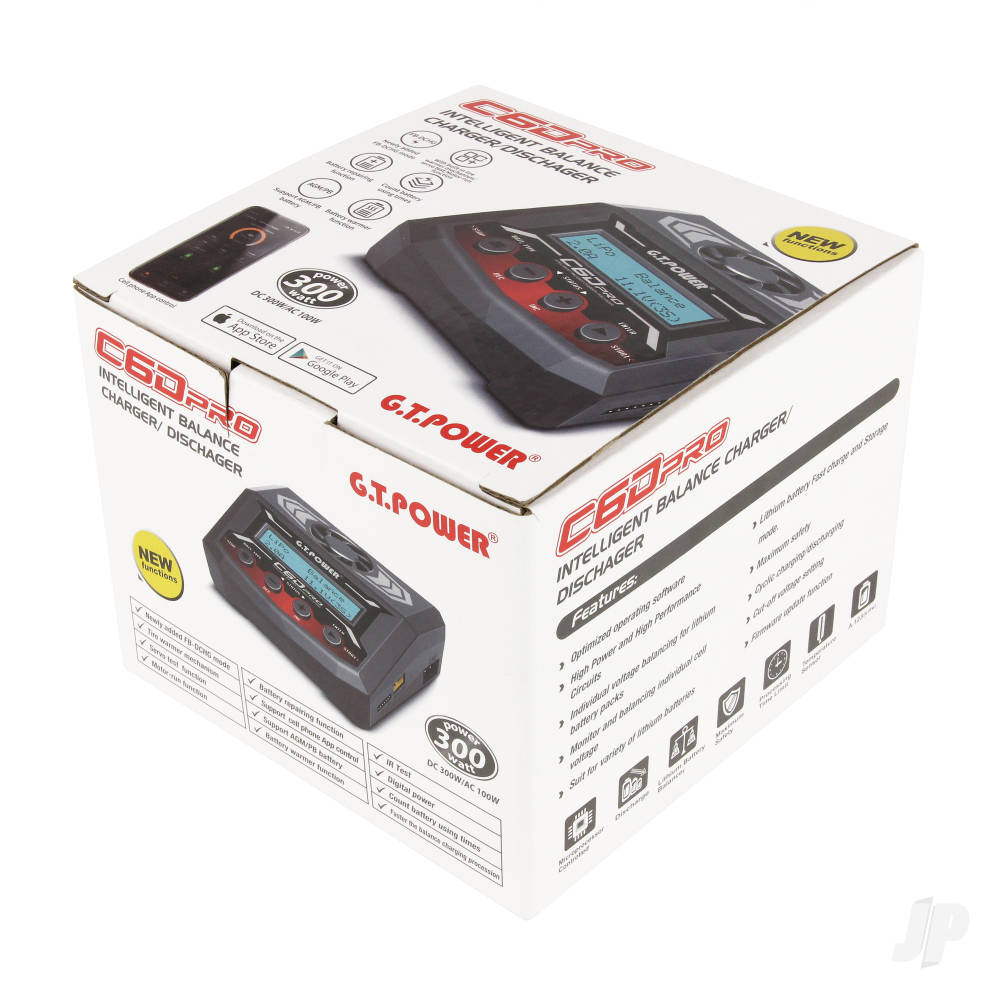 GT Power C6D Pro 100W AC/DC 12A Intelligent Charger / Discharger (UK) 174