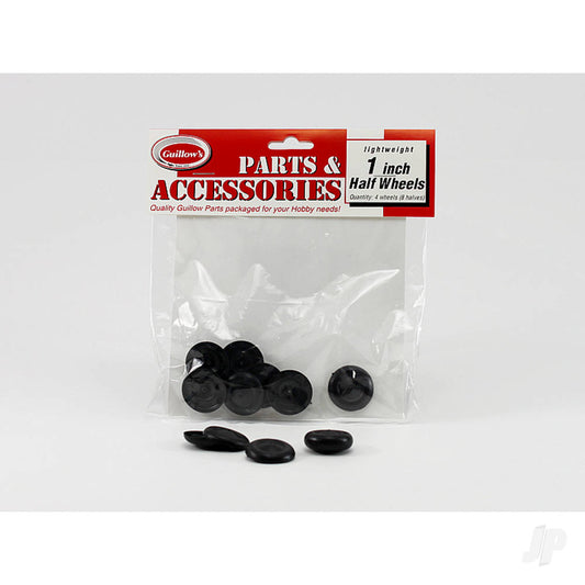 Guillow 1in Plastic Half Wheel (8 1/2 wheels) 113