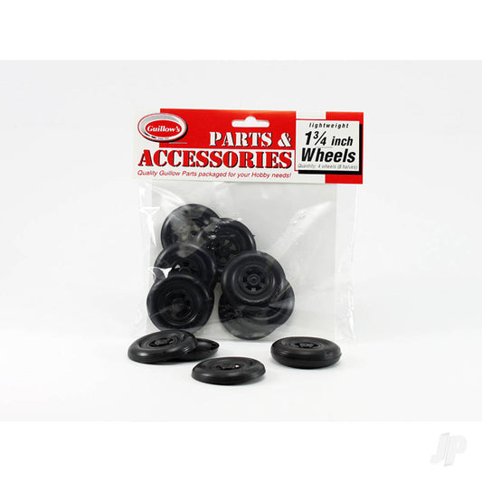 Guillow 1 3/4in Plastic Half Wheel (8 1/2 wheels) 115