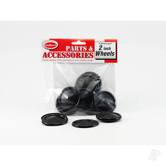 Guillow 2in Plastic Half Wheel (8 1/2 wheels) 116