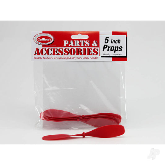 Guillow 5in Plastic Propeller (3 propellers) 117