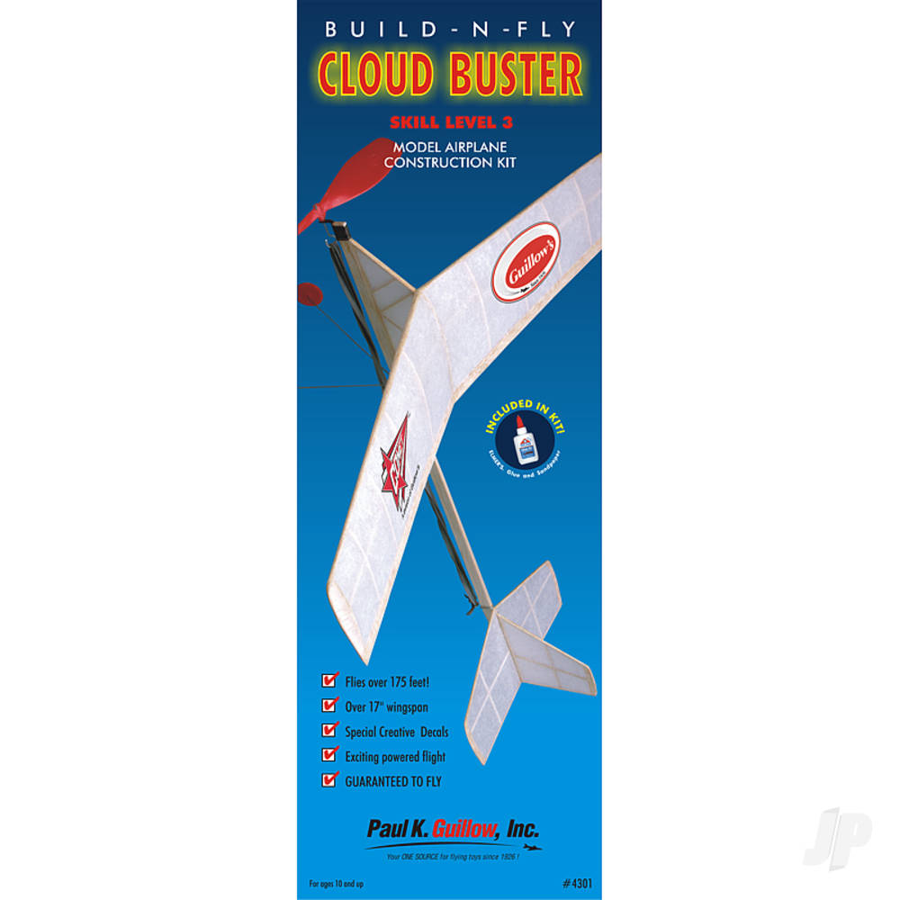 Guillow Cloud Buster with Glue 4301