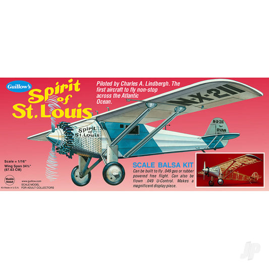 Guillow Spirit of St. Louis 807