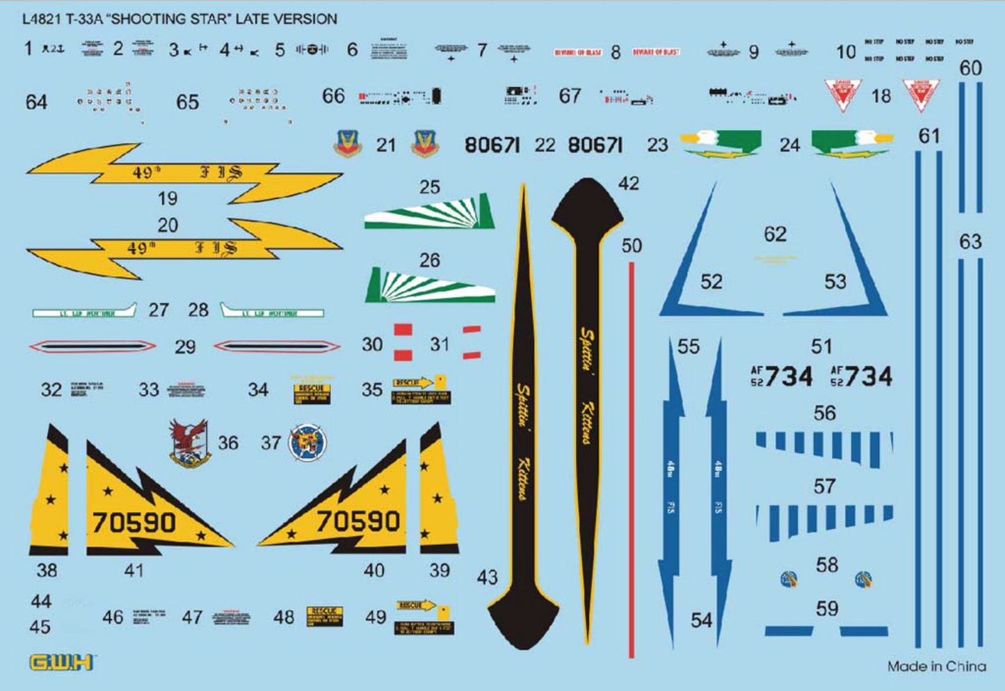 Great Wall Hobby GWHL4821 1:48 Lockheed T-33A Late Version