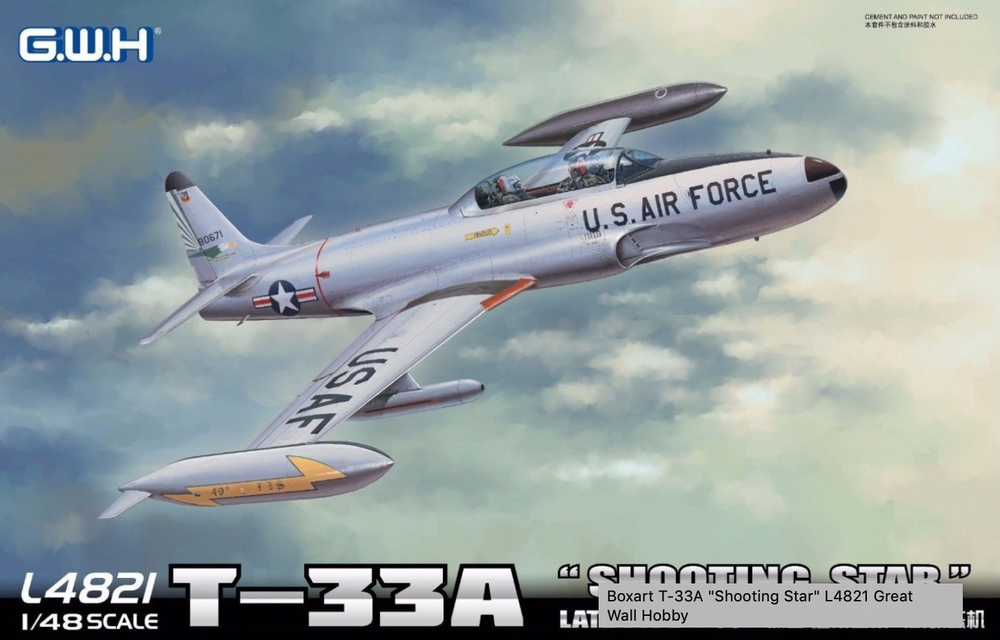 Great Wall Hobby GWHL4821 1:48 Lockheed T-33A Late Version