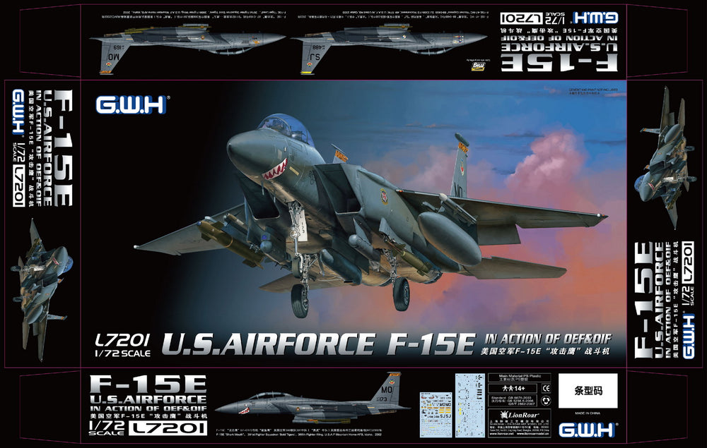 Great Wall Hobby GWHL7201 1:72 McDonnell F-15E Strike Eagle