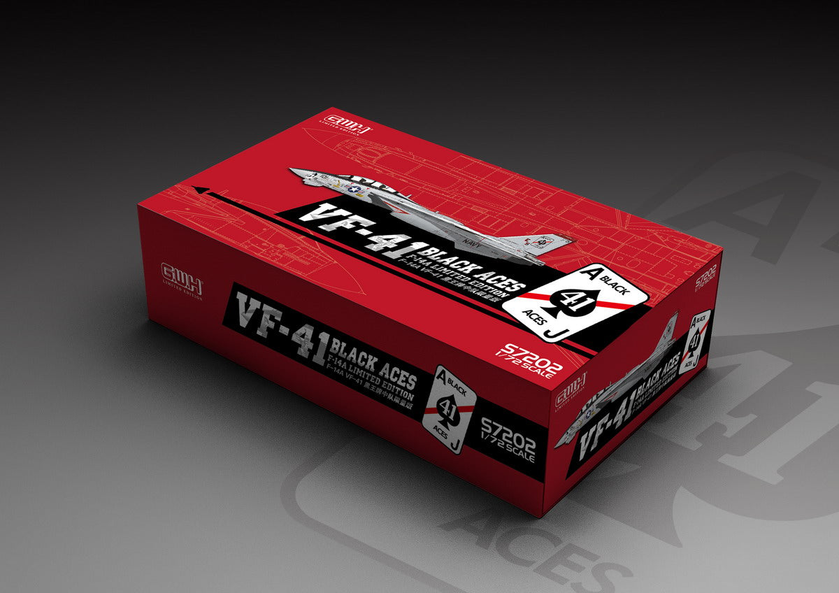 GWH GWHS7202 Grumman F-14A Tomcat VF-41 Black Aces with PE 1:72