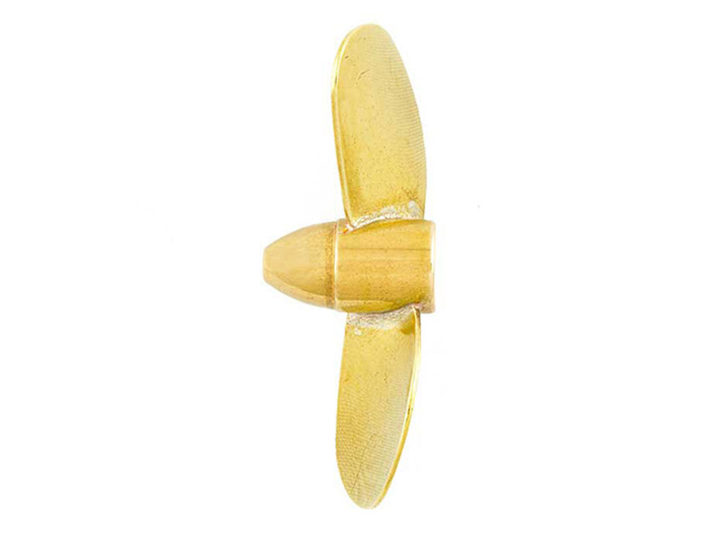 Radio Active Brass Propeller (Classic), 2 Blade, 30mm, M4, LH AS12304L