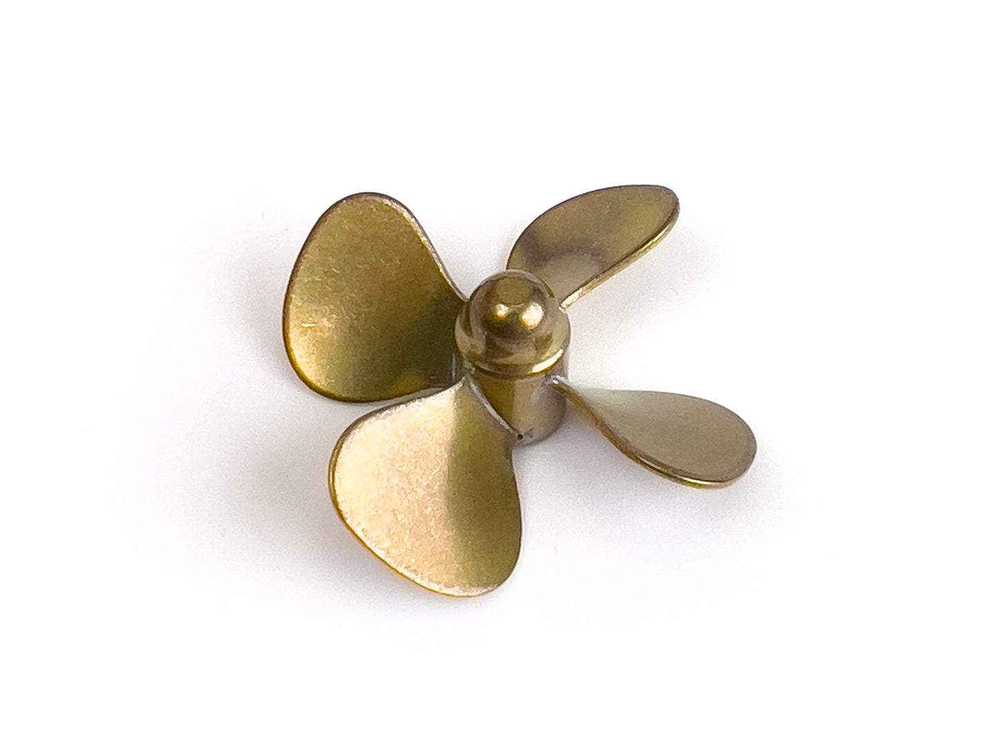 Radio Active Brass Propeller (Classic), 4 Blade, 40mm, M4, LH AS14404L