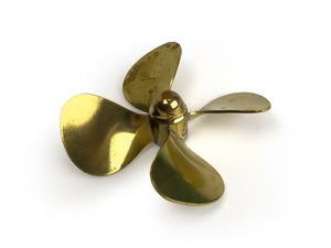 Radio Active Brass Propeller (Classic), 4 Blade, 65mm, M4, LH AS14654L
