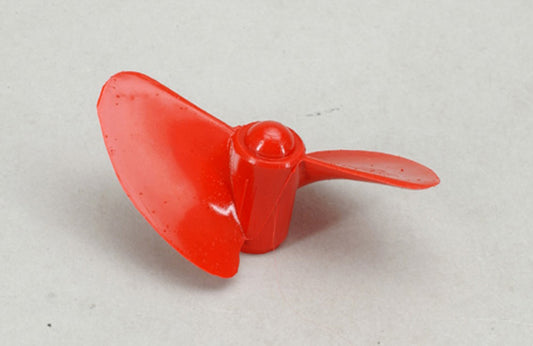 Radio Active 2 Bladed 50mm Waterscrew  Red Nylon M5 LH RMA3016