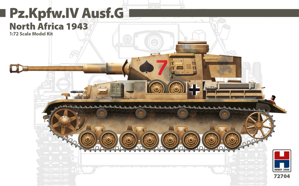 Hobby 2000 H2K72704 1:72 Pz.Kpfw.IV Ausf.G North Africa 1943