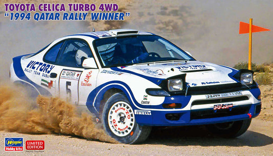 Hasegawa HA20578 1:24 Toyota Celica TURBO 4WD 1994 Qatar Rally Winner