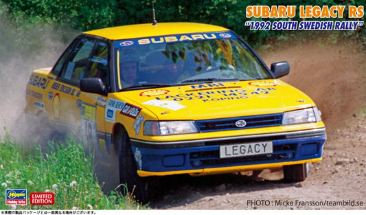 Hasegawa HA20602 1:24 Subaru Legacy RS '1992 South Swedish Rally'