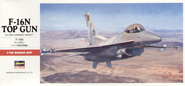 Hasegawa HAC12 1:72 F-16N Fighting Falcon Fighting Falcon Top Gun