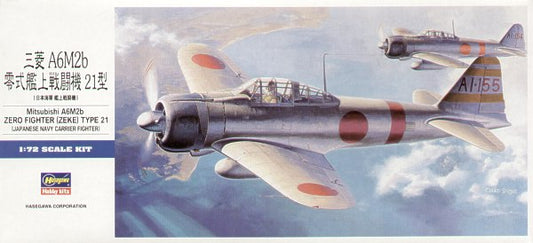 Hasegawa HAD21 1:72 Mitsubishi A6M2b Zero Type 21 'Zeke'