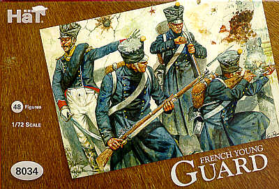 HAT Industrie HAT8034 1:72 French Young Guard 48 infantry in greatcoats