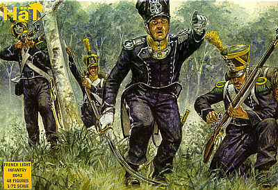 HAT Industrie HAT8042 1:72 Napoleonic French Light Infantry 48 figures
