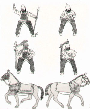 HAT Industrie HAT8050 1:72 Persian Heavy Cavalry