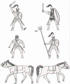 HAT Industrie HAT8055 1:72 Punic War Spanish Cavalry