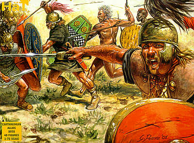 HAT Industrie HAT8058 1:72 Carthaginian Allies 48 figures.