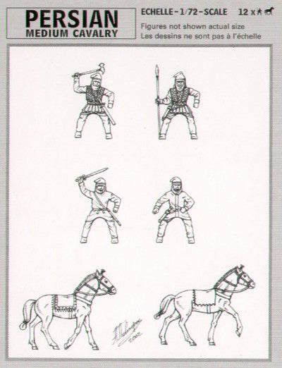 HAT Industrie HAT8076 1:72 Persian Medium Cavalry