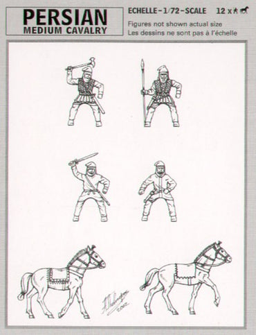 HAT Industrie HAT8076 1:72 Persian Medium Cavalry