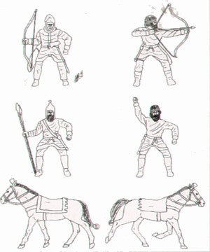 HAT Industrie HAT8077 1:72 Persian Light Cavalry