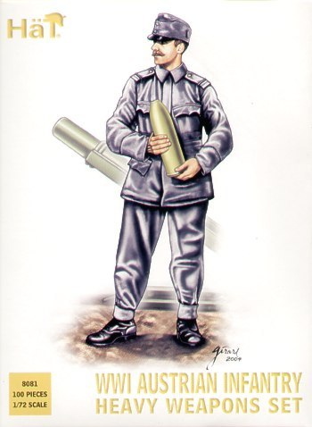 HAT Industrie HAT8081 1:72 WWI Austrian Infantry Heavy Weapons set