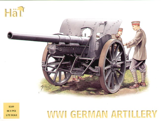 HAT Industrie HAT8109 1:72 4 x German Artillery and Limber