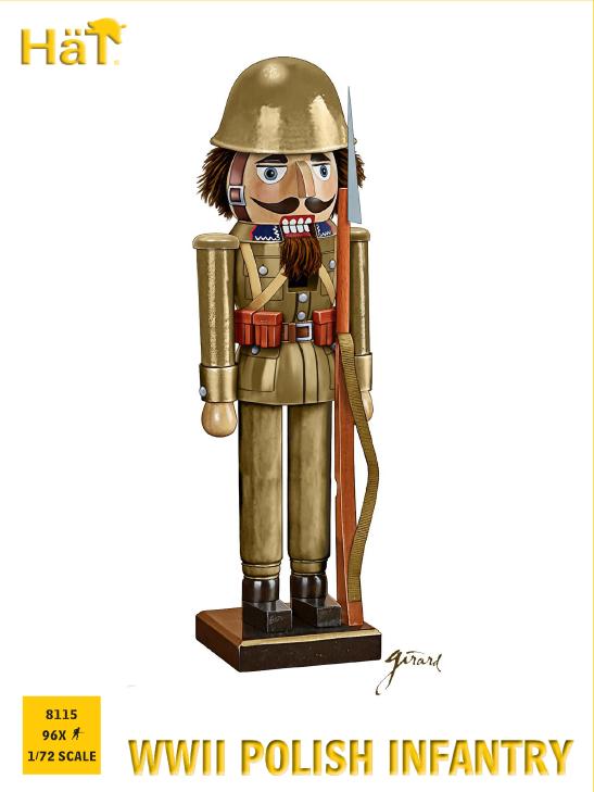 HAT Industrie HAT8115 1:72 WWII Polish Infantry x 96 figures per box