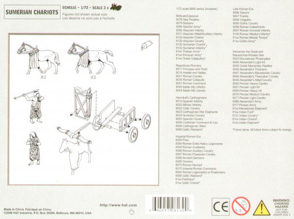 HAT Industrie HAT8130 1:72 Sumerian Chariots