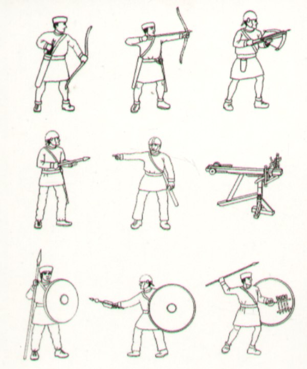 HAT Industrie HAT8137 1:72 Late Roman missile troops x 36 figures per box