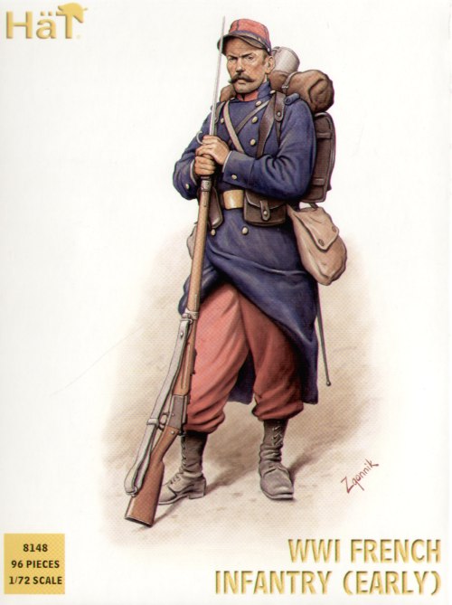 HAT Industrie HAT8148 1:72 WWI French Infantry 1914