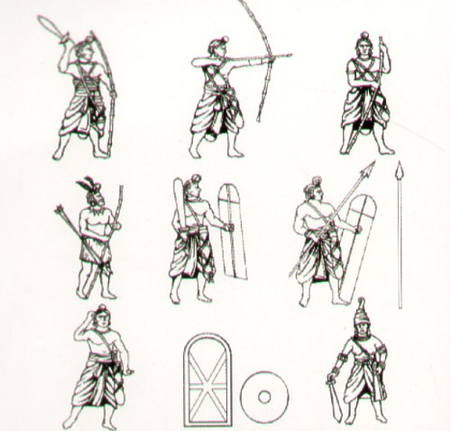 HAT Industrie HAT8154 1:72 Indian Infantry IV BC