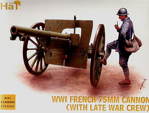 HAT Industrie HAT8161 1:72 WWI French 75mm gun with crew
