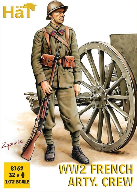 HAT Industrie HAT8162 1:72 WWII French Artillery Crew E28B